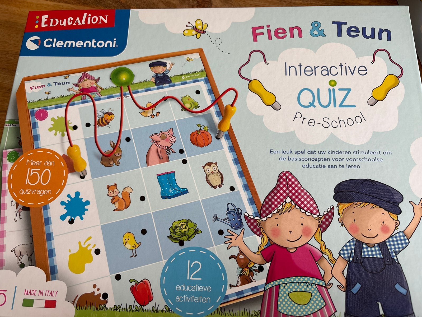 Fien & Teun Interactieve Quiz Pre-School Educatief Spel, Ophalen of Verzenden, Zo goed als nieuw, Ontdekken
