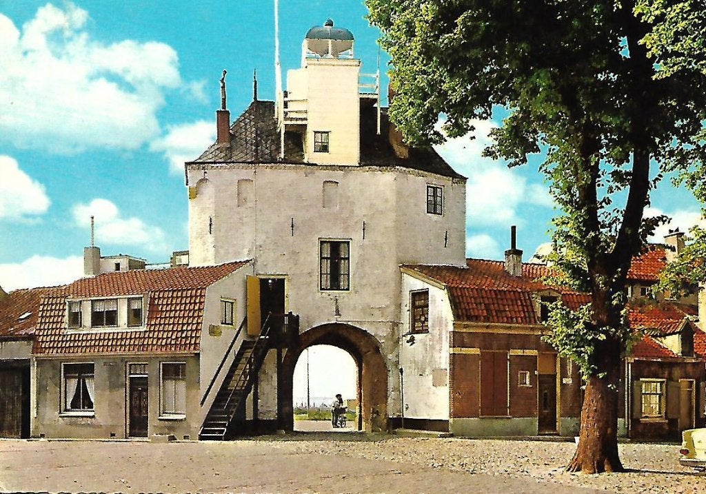 Harderwijk- -Vispoort., Verzenden, 1980 tot heden, Gelopen, Gelderland
