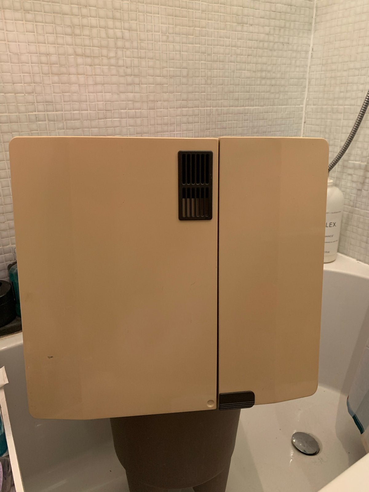 Vintage Allibert Badkamerkastje Jaren 70 - Beige, Huis en Inrichting, Minder dan 50 cm, Gebruikt, Overige typen, Ophalen of Verzenden