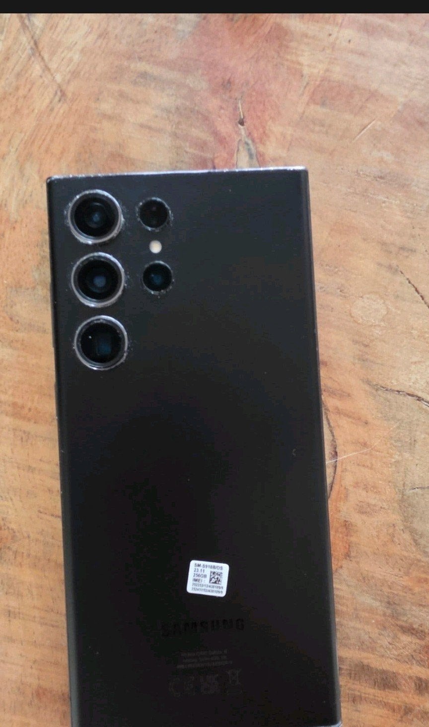 samsung s23 ultra zwart, Ophalen, Gebruikt, Zwart, Galaxy S23