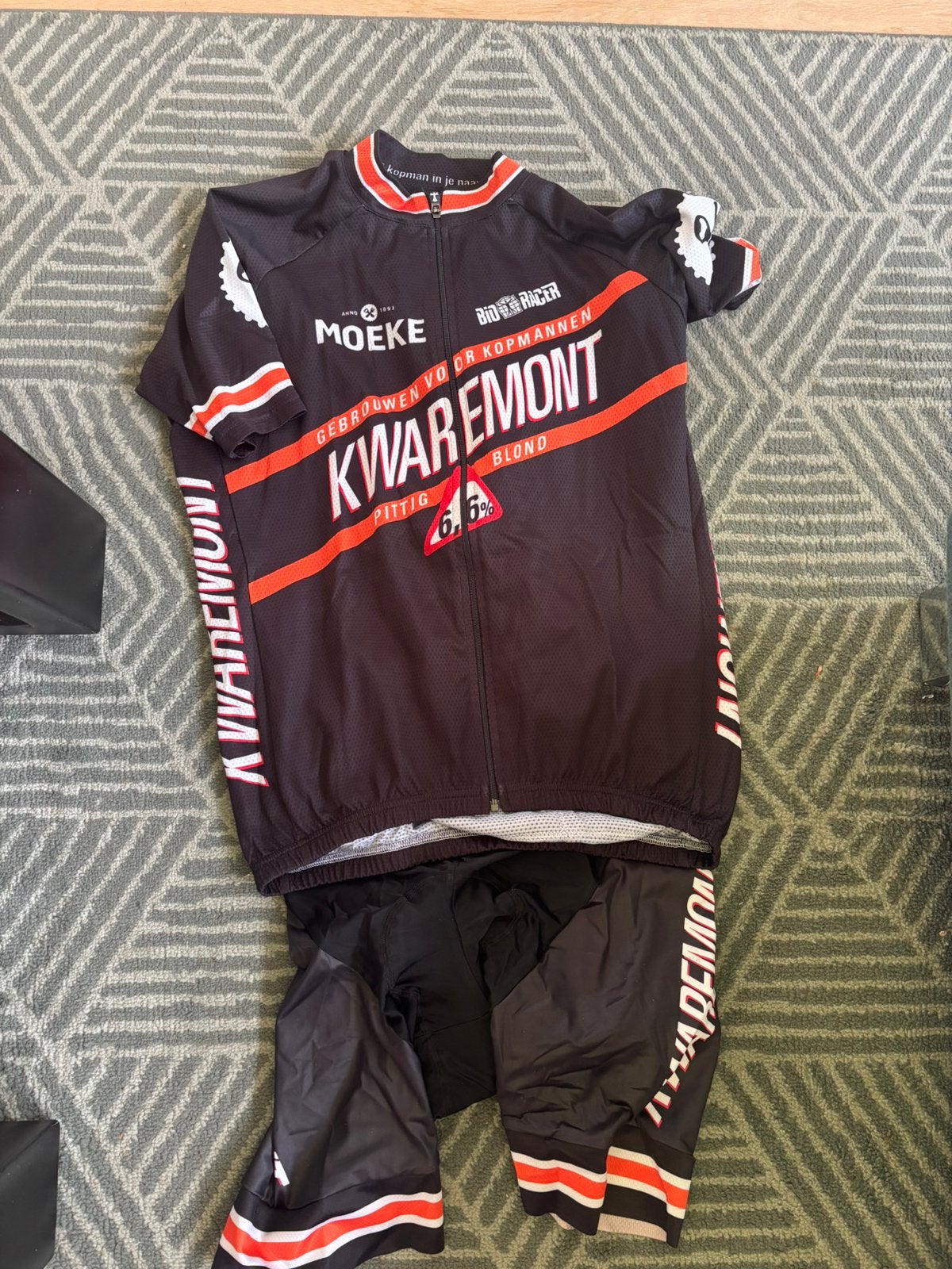 Bioracer Kwaremont fietspak, Zo goed als nieuw, XL, Bovenkleding, Heren