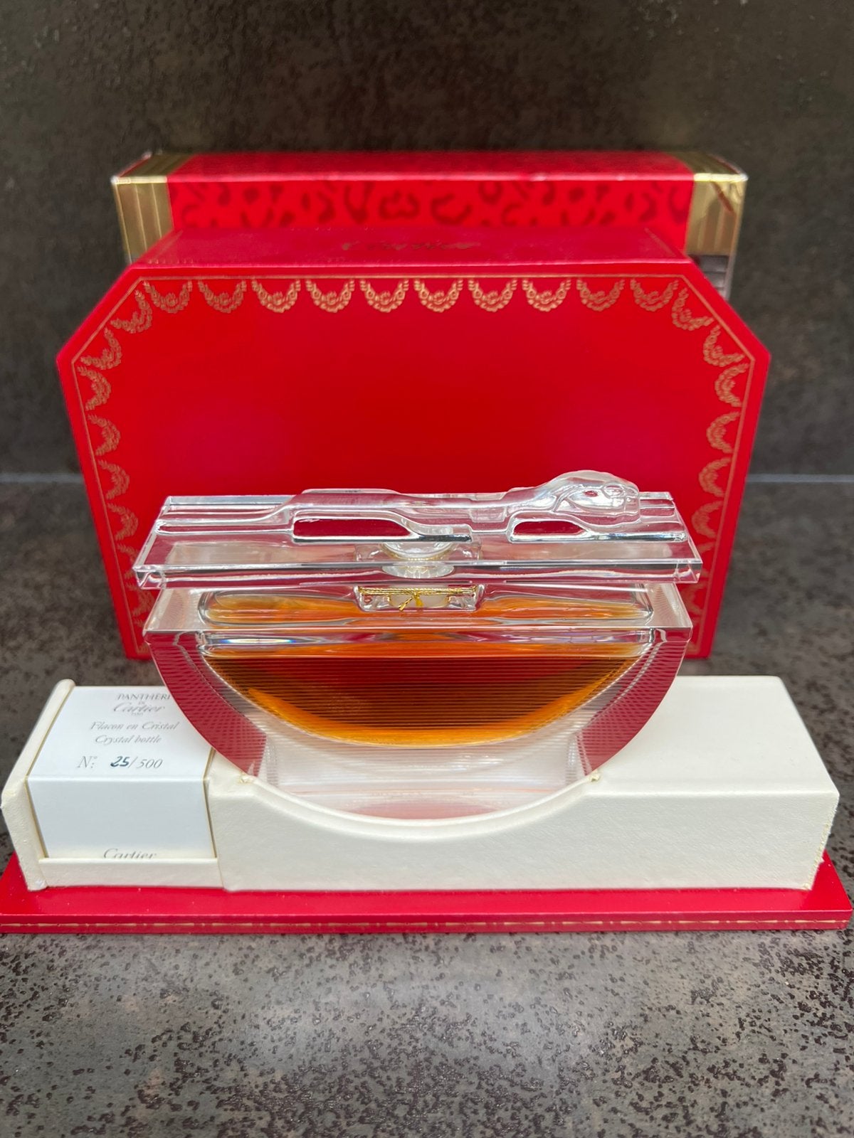 Cartier Pathere limited Edition zie foto’s, Ophalen, Zo goed als nieuw, Parfumfles