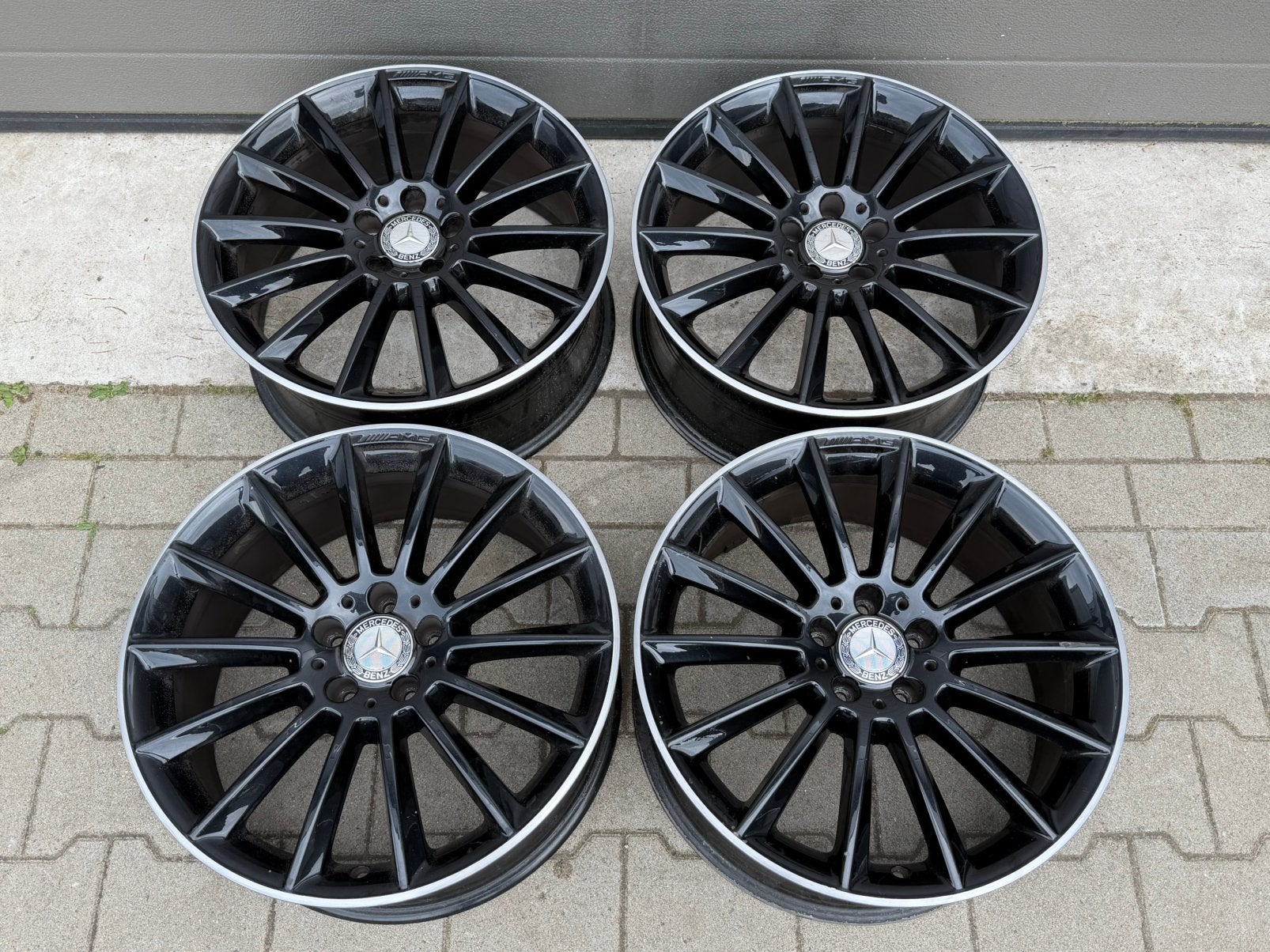 19” INCH AMG ORIGINEEL A-KLASSE CLA-KLASSE 2-Tone Mercedes, 19 inch, Banden en Velgen, Nieuw, Ophalen of Verzenden