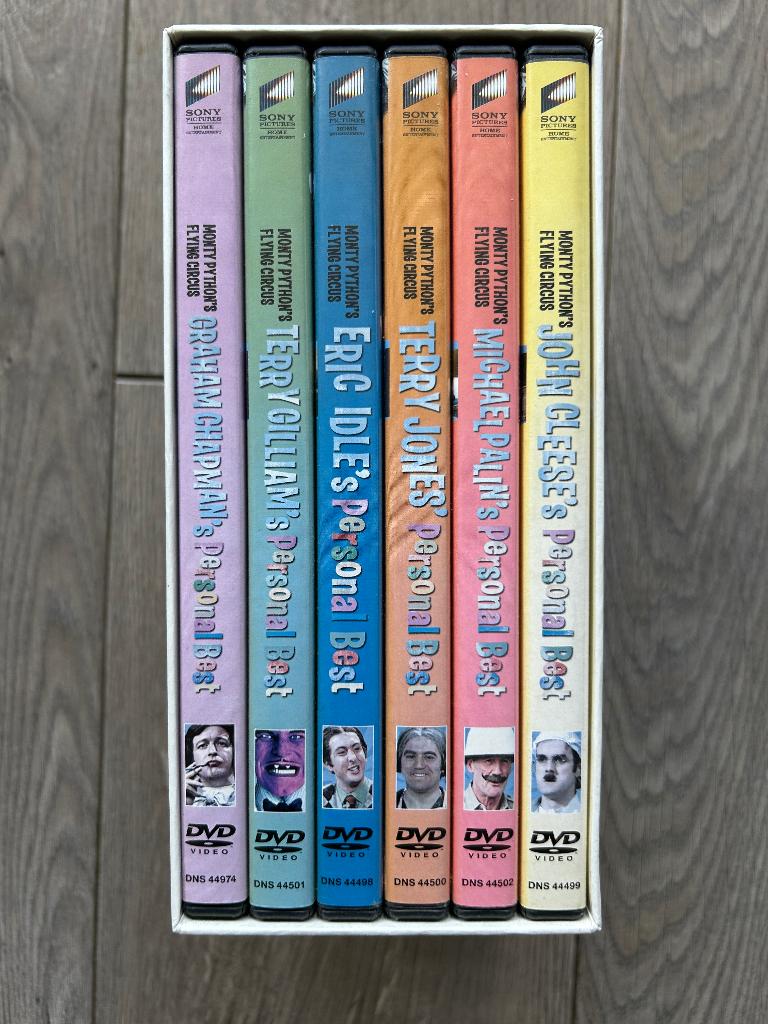 6 Dvd box Monty Python, Alle leeftijden, Ophalen of Verzenden, Zo goed als nieuw, Boxset