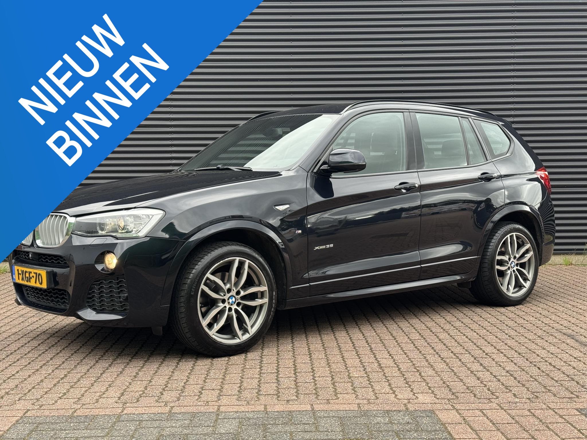 BMW X3 xDrive35i High Executive M-Pakket/NAP/Shadowline/BTW/, Auto's, Automaat, Euro 5, Gebruikt, Zwart