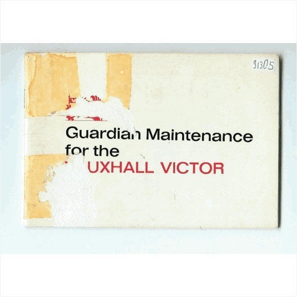 Vauxhall Victor Onderhoudsboekje 1966 #1 Engels, Ophalen of Verzenden, Gelezen, Overige merken
