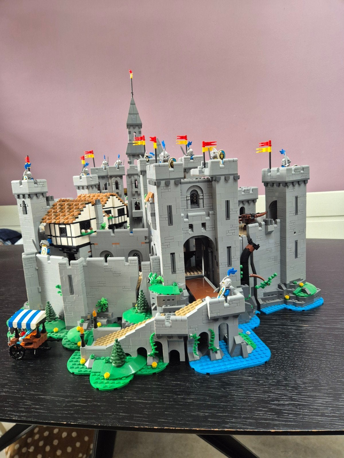 Lego kwaliteit Lions Middeleeuws Kasteel, Ophalen, Zo goed als nieuw, Overige merken
