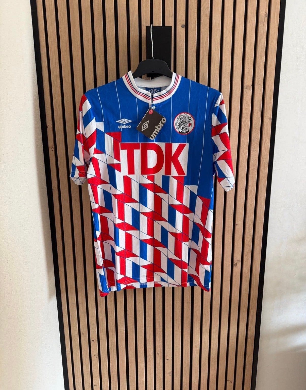 Ajax Retro Uitshirt 1989/90 Umbro TDK L XL XXL Nieuw, Maat 52/54 (L), Nieuw, Voetbal, Meerkleurig