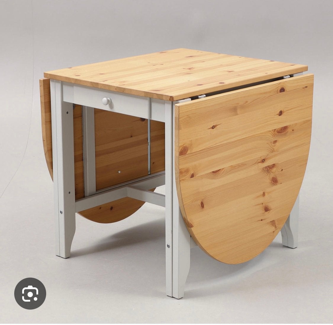 Ikea Gamleby inklapbare tafel, Huis en Inrichting, Ophalen, 50 tot 100 cm, Zo goed als nieuw, Vijf personen of meer