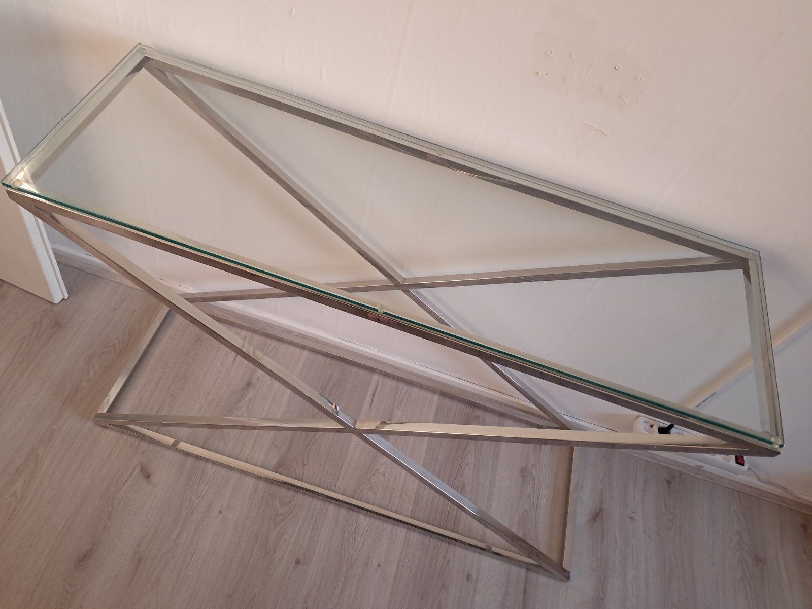 mooie sidetable van het merk eric kuster, Huis en Inrichting, Ophalen, 100 tot 150 cm, Eric Kuster, 25 tot 50 cm