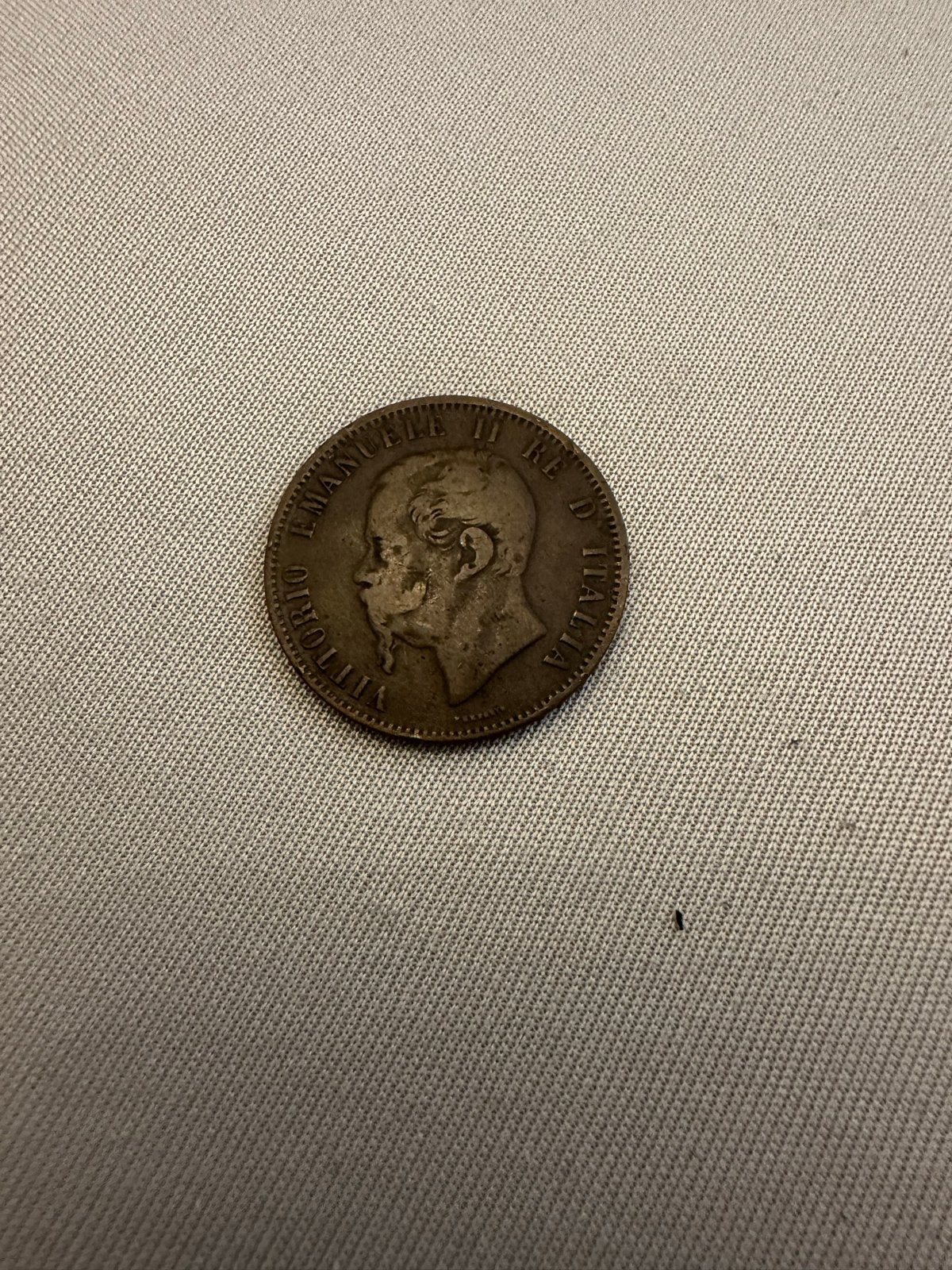Zeldzame Italiaanse 10 Centesimi munt uit 1866, Postzegels en Munten, Postzegels | Europa | Italië, Gestempeld, Verzenden