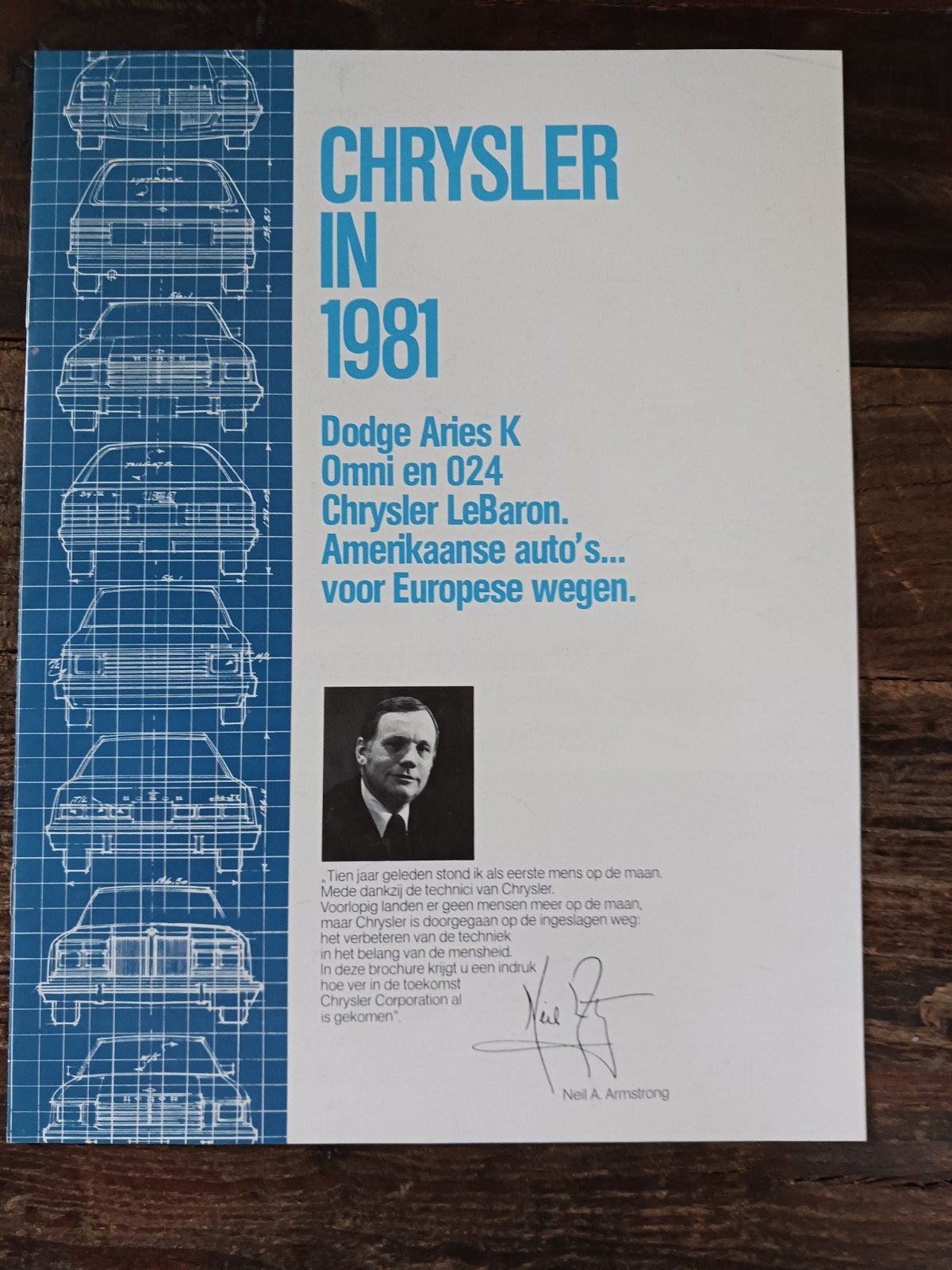 Chrysler modellenprogramma 1981 (Nederlands!), Ophalen of Verzenden, Gelezen, Overige merken