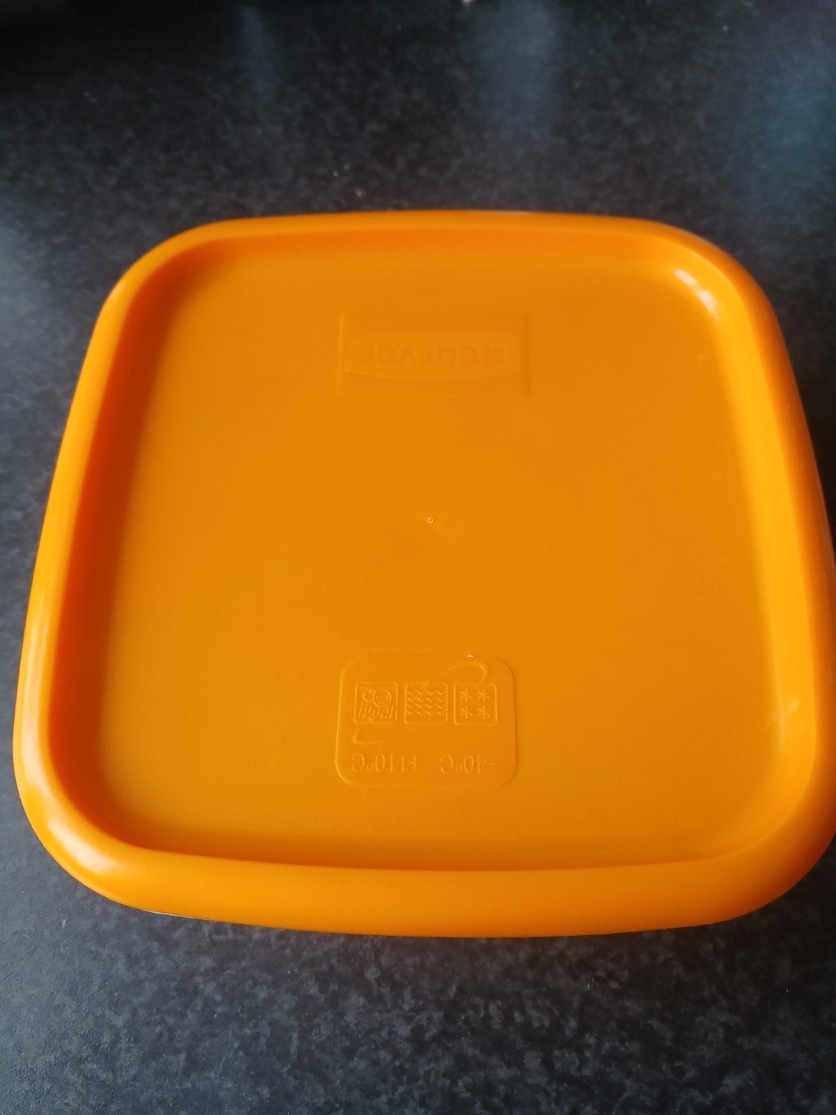 Mooi curve bak, retro oranje.., Ophalen, Kunststof, Zo goed als nieuw, Overige merken