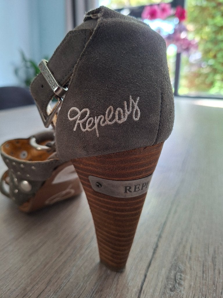 Replay sandaal met hoge hak, Overige kleuren, Replay, Gedragen, Sandalen of Muiltjes