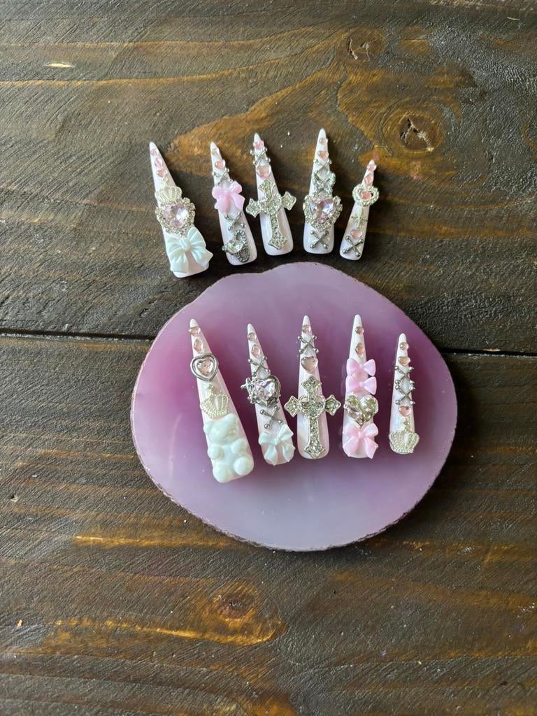 Press on nails S !NIEUW!, Nieuw, Ophalen of Verzenden, Toebehoren, Handen en Nagels