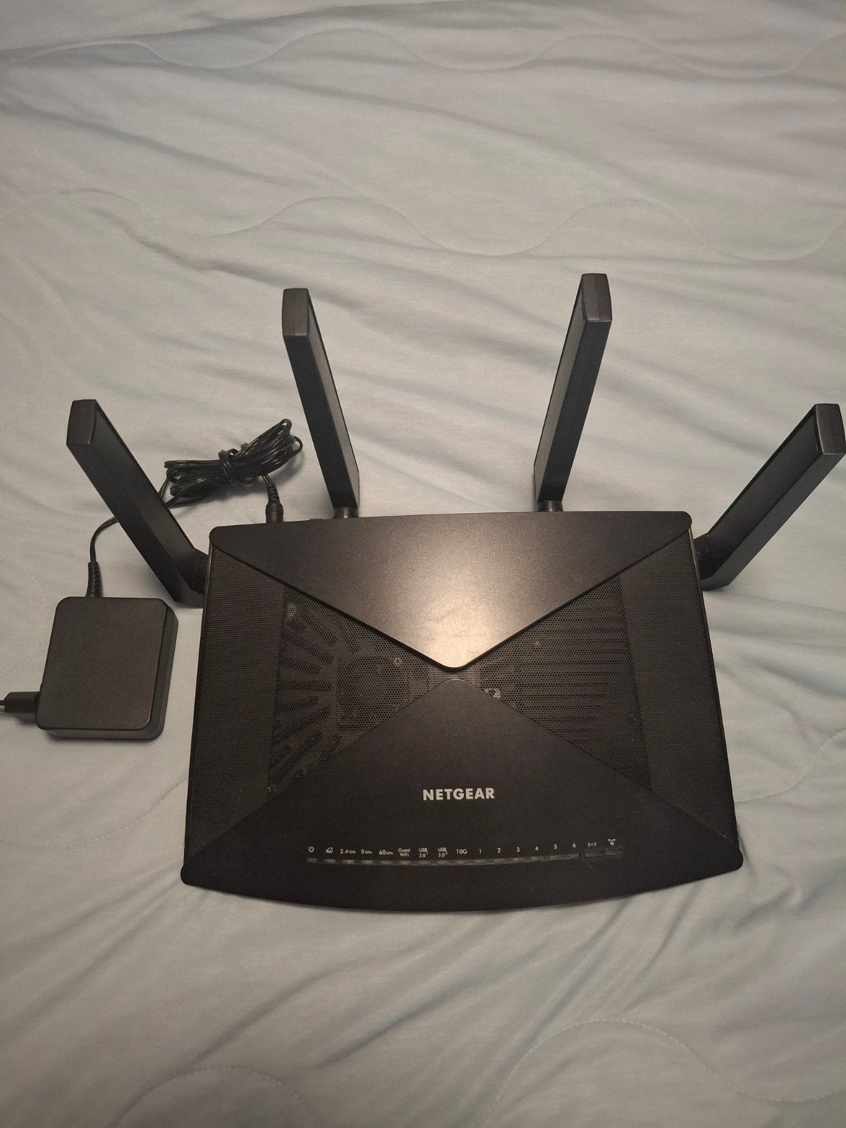 NETGEAR Nighthawk X10 R9000 AD7200 Smart WiFi Router, Computers en Software, Routers en Modems, Zo goed als nieuw, Router, Ophalen of Verzenden