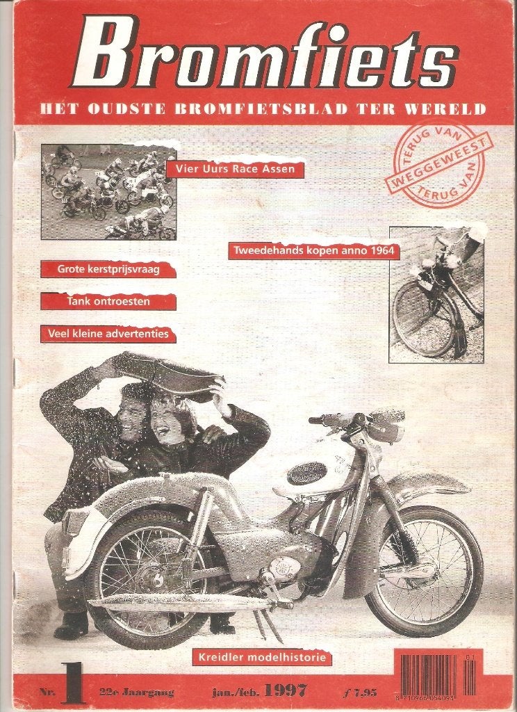 Bromfiets 1 -1997 – Kreidler – Tank ontroesten – Gebruikt ko, Ophalen of Verzenden, Gelezen, Sport en Vrije tijd