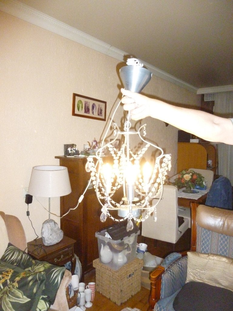 kleine hanglamp/kroonluchter, Ophalen, Gebruikt, E14 (klein)