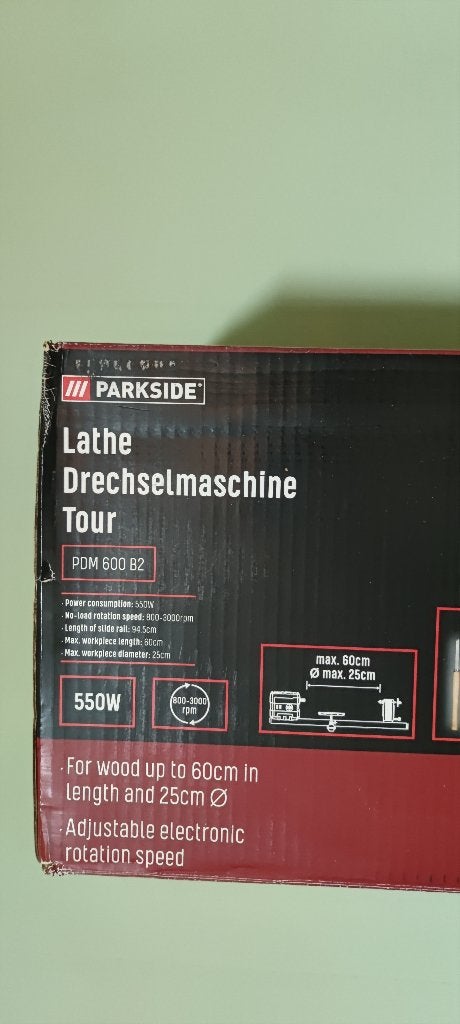 Lathe Drechselmaschine, Ophalen, Nieuw
