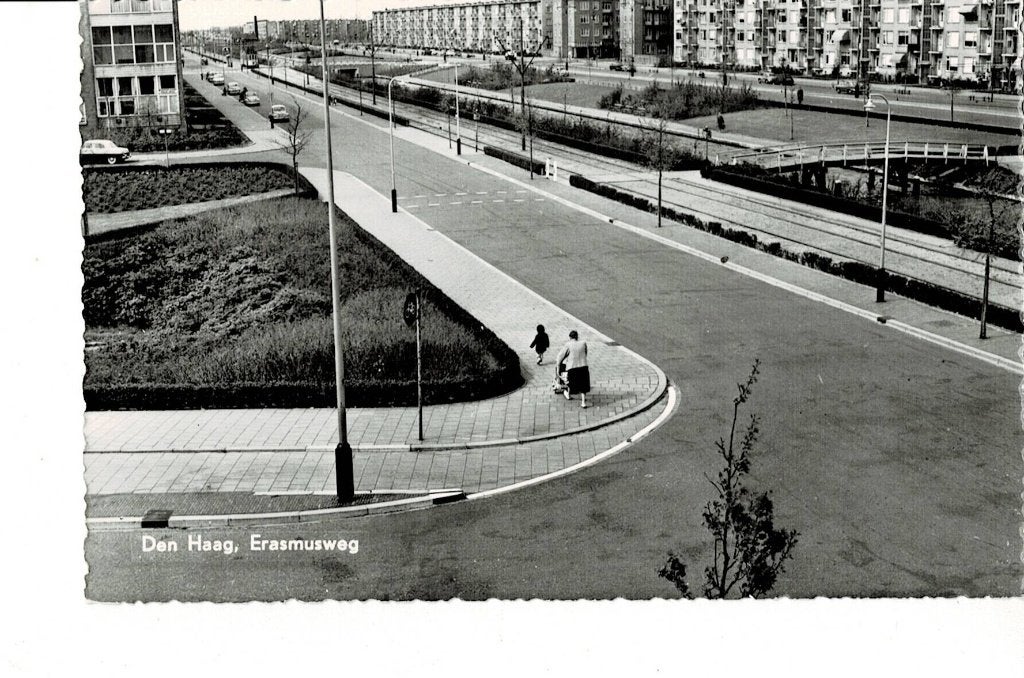 den Haag, Erasmusweg, Verzamelen, Ophalen of Verzenden, 1960 tot 1980, Ongelopen, Zuid-Holland