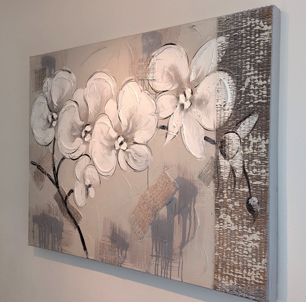schilderij bloemen, Ophalen