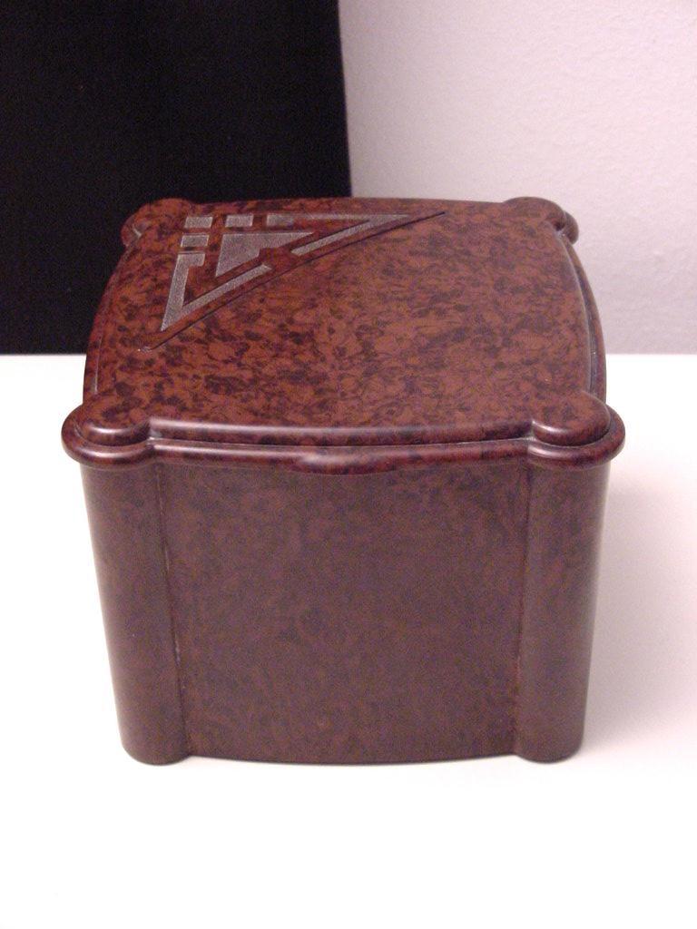 bakeliet art deco doos, Ophalen of Verzenden
