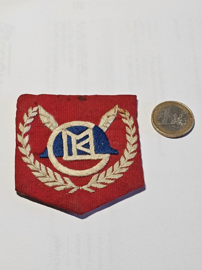 KNIL hoofdkwartier schildje, Verzenden, Landmacht, Nederland, Embleem of Badge