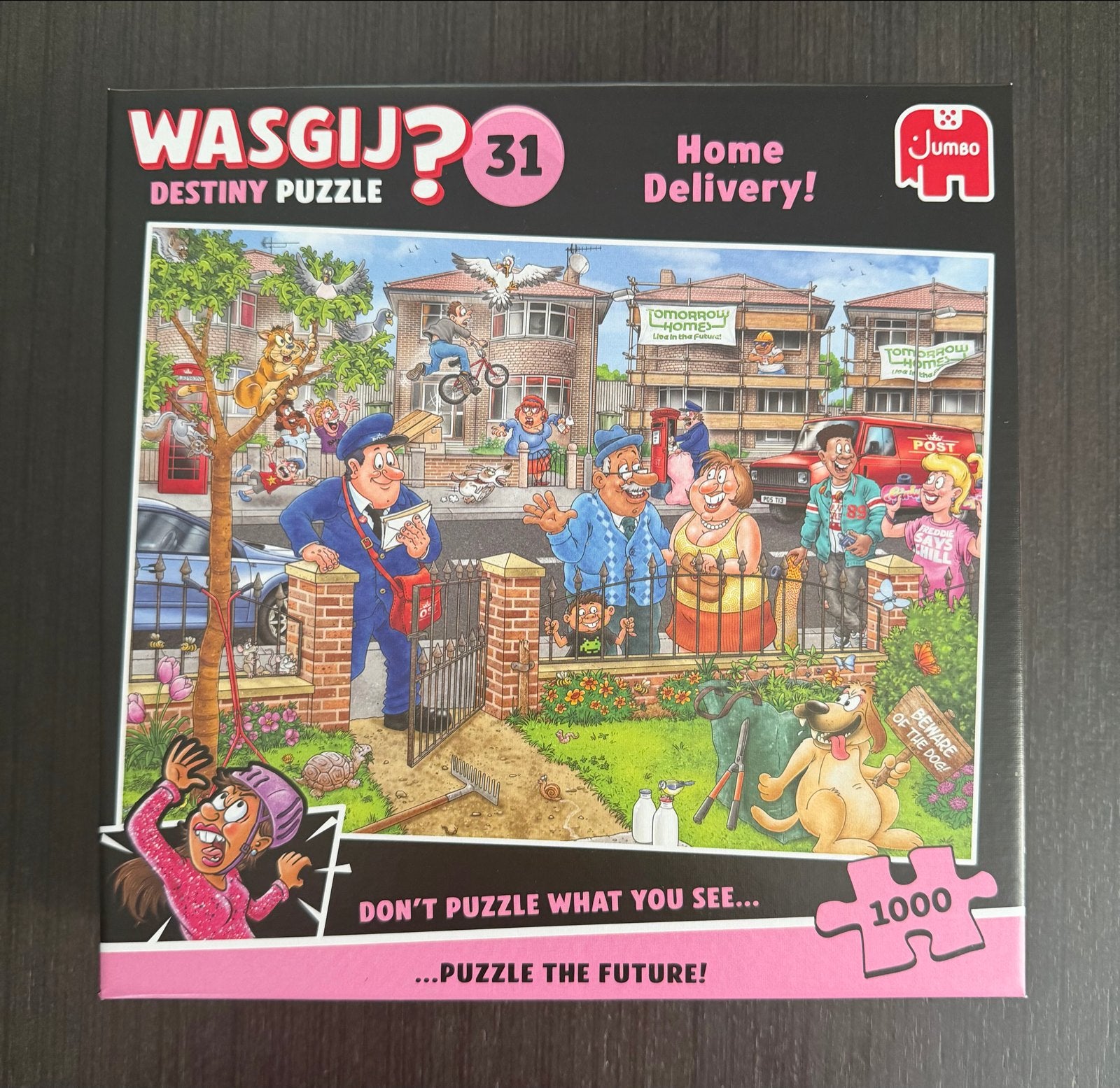 Wasgij Destiny 31 Home Delivery! Legpuzzel 1000 stukjes, Ophalen of Verzenden, 500 t/m 1500 stukjes, Nieuw, Legpuzzel