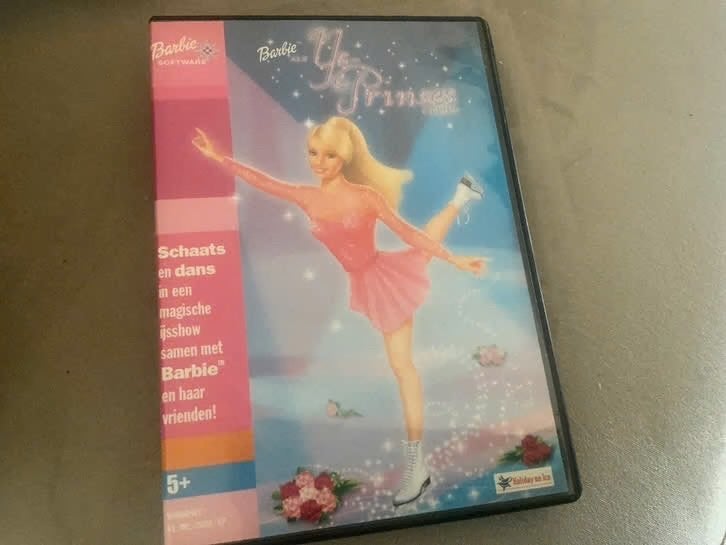 Barbie als de IJsprinses PC CD-ROM - Schaats en dans, Gebruikt, Overige genres, 1 speler, Ophalen of Verzenden