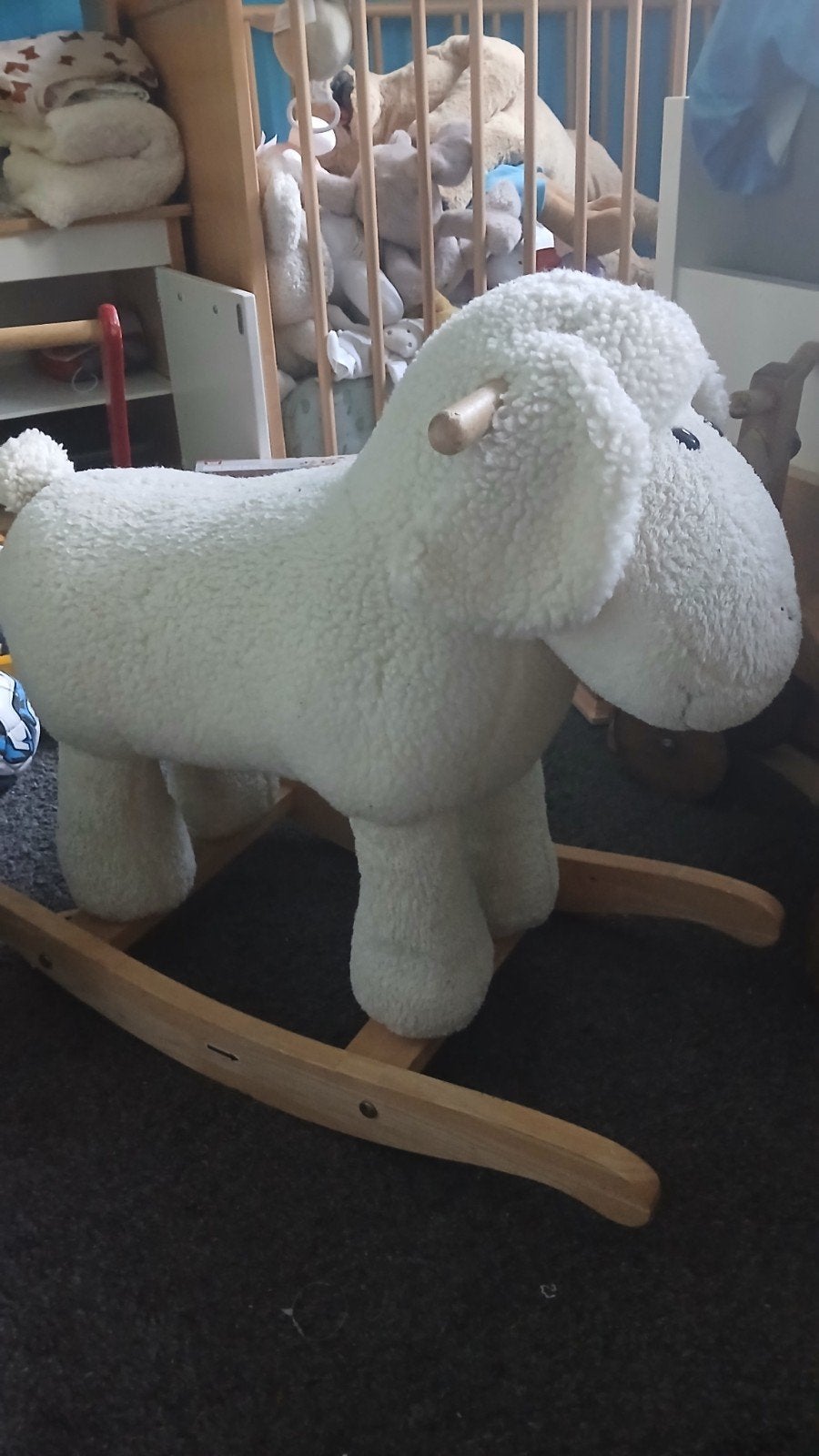 Hobbelschaap, hobbelpaard, schommelschaap, wipwap ti amo, Ophalen, Zo goed als nieuw