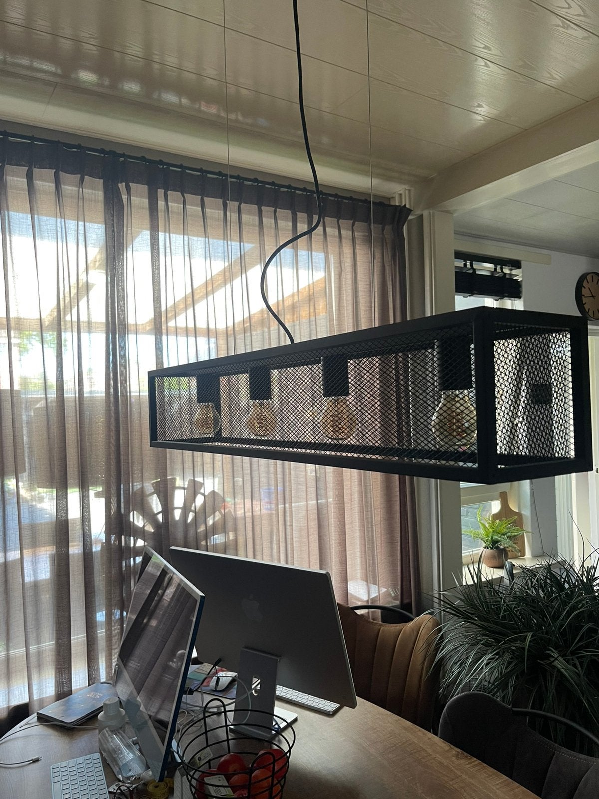 Hanglamp industrieel, Huis en Inrichting, Ophalen, Zo goed als nieuw