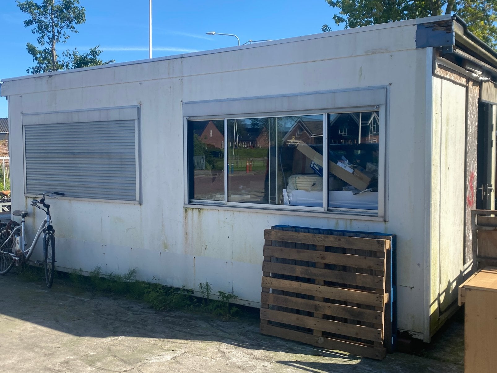 Gratis!!! Kantoorunit zuipkeet bouwkeet, Ophalen, Gebruikt