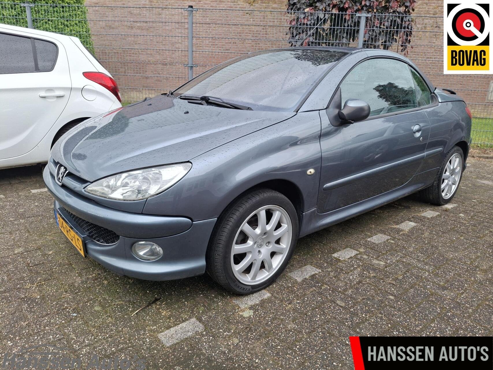 Peugeot 206 CC 2.0-16V, Auto's, 136 pk, Gebruikt, 4 cilinders, Cabriolet