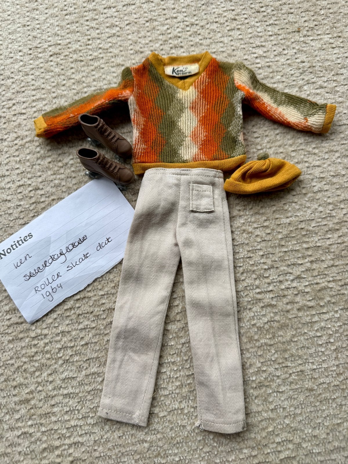 Vintage kleding voor Ken Rollet skate date 1964, Ophalen of Verzenden, Gebruikt, Kleertjes