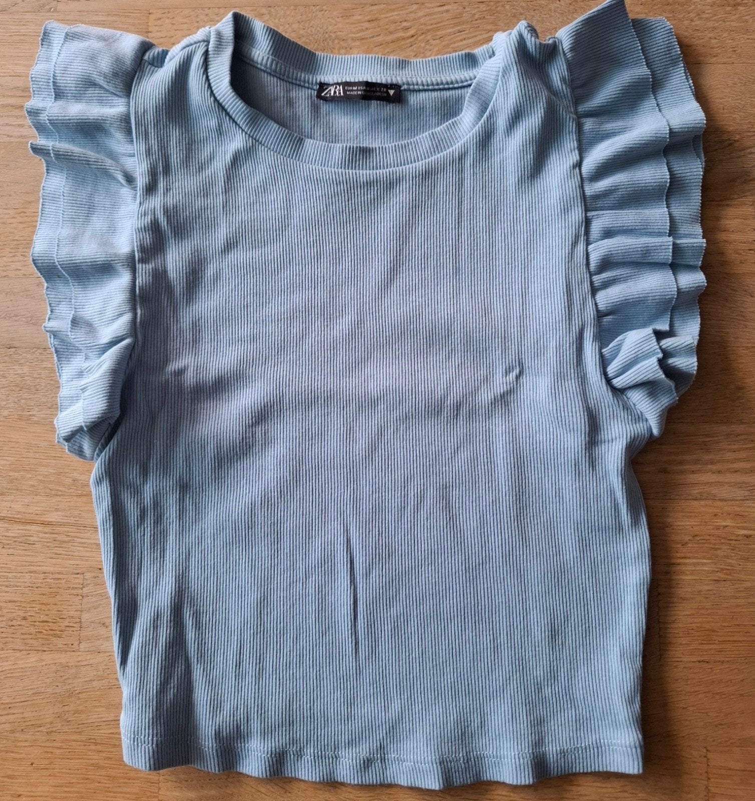 Zara top, Blauw, Zara, Ophalen of Verzenden, Gedragen