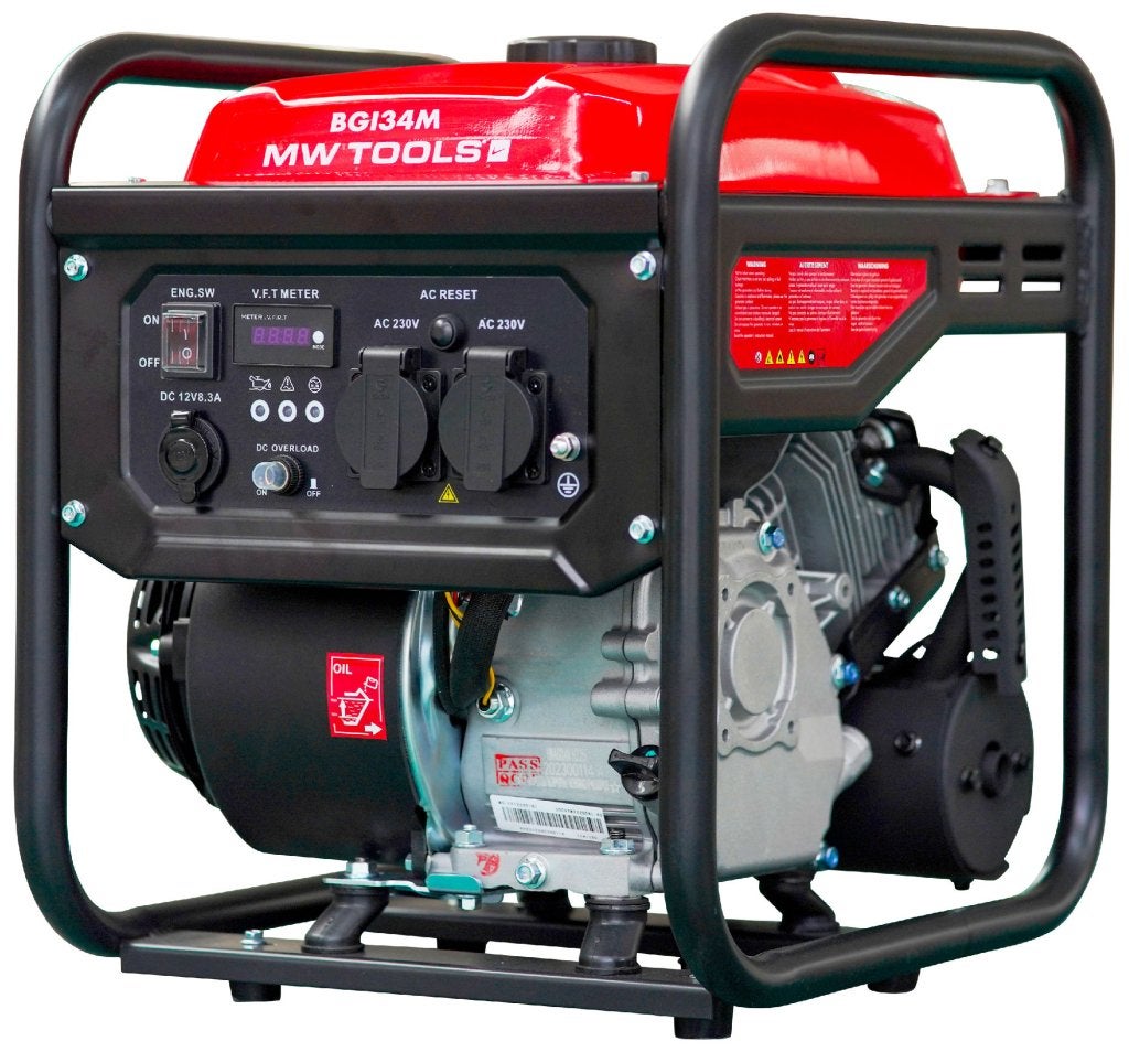 Benzine Generator 3500W 230V met digitale inverter, Benzine, Nieuw, Ophalen of Verzenden, X