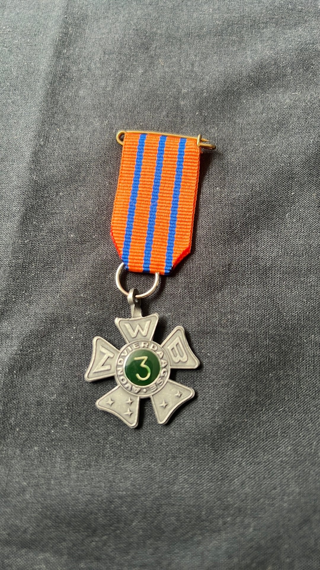 Avond vierdaagse medaille nr 3, Ophalen of Verzenden, Overige materialen