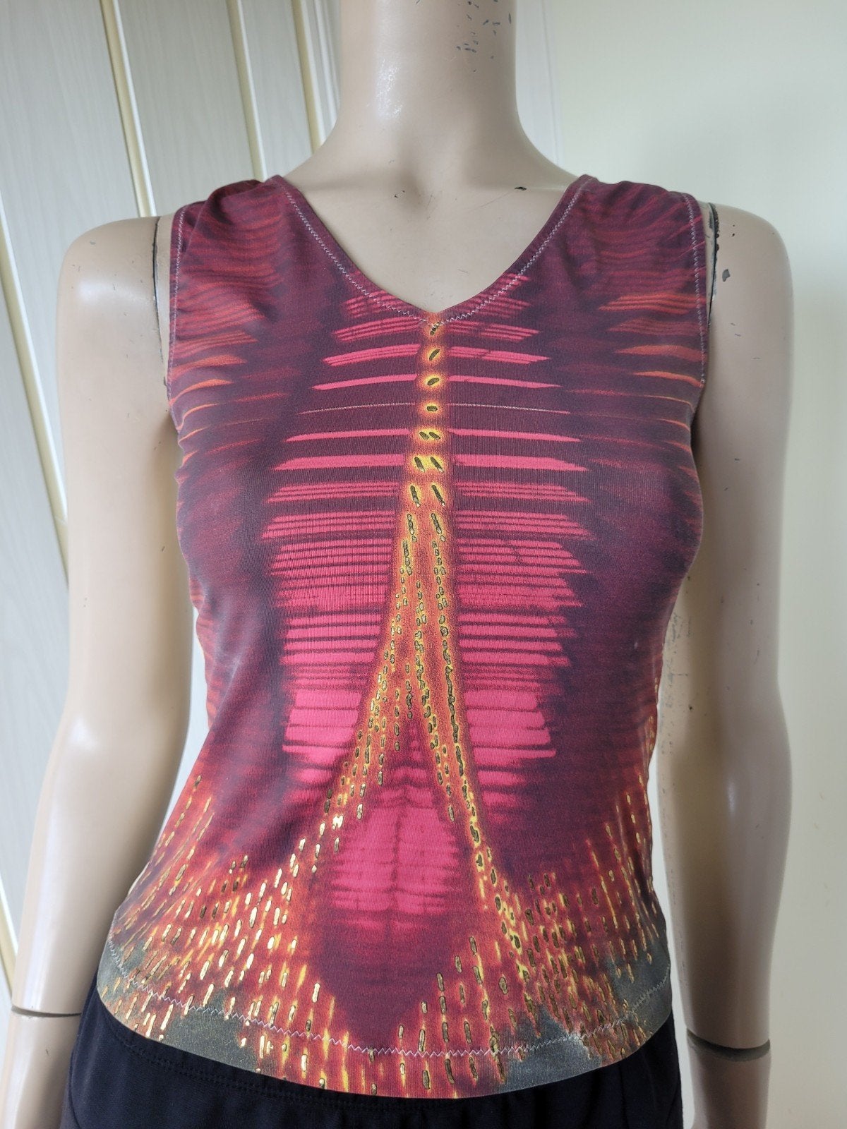Just Cavalli topje maat XS/34, Kleding | Dames, Beige, Ophalen of Verzenden, Zo goed als nieuw, Korte mouw