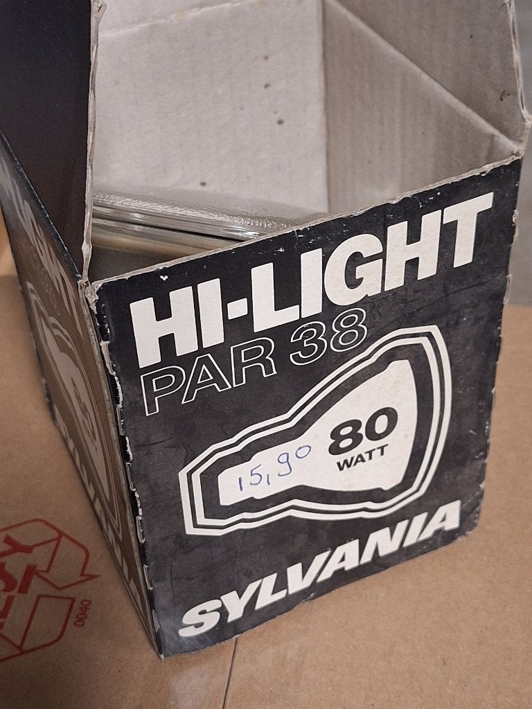 Sylvania Hi-light PAR 38 lamp, Gloeilamp, 60 watt of meer, Zo goed als nieuw, Sylvania