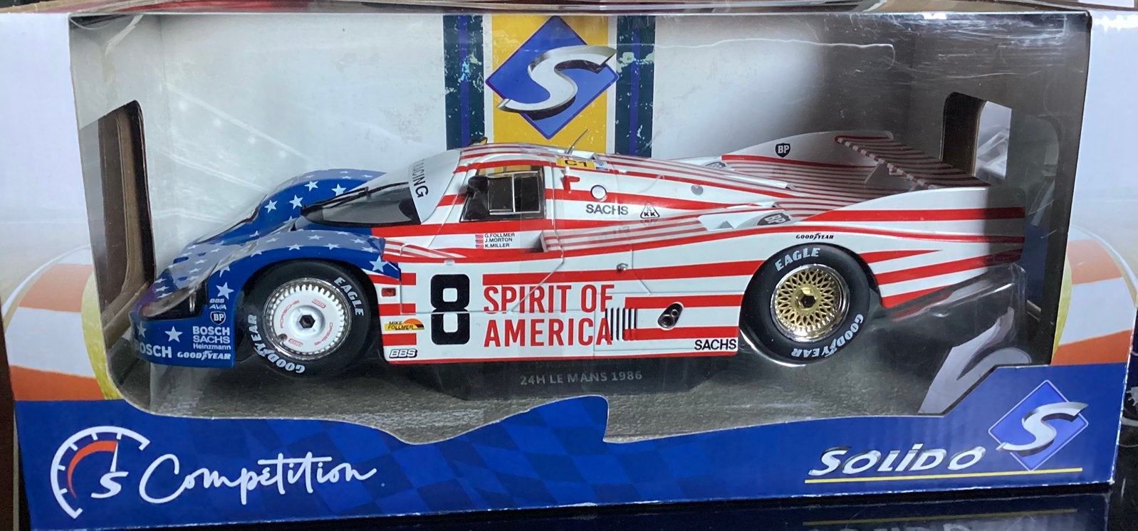 Porsche 956 LH “Spirit of America”, Ophalen of Verzenden, Zo goed als nieuw, Auto, Overige merken