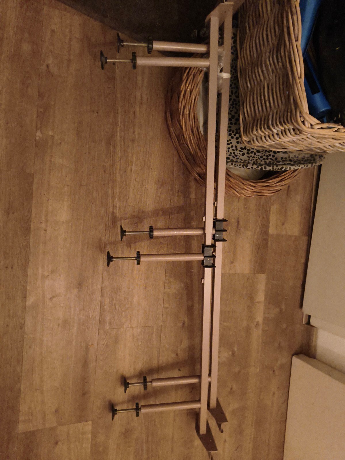 Potenset zelfdragen voor 2 persoons bed, Ophalen, Gebruikt, Tweepersoons, 180 cm
