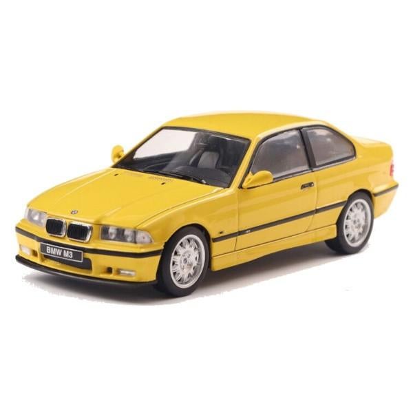 BMW M3 (E36) 1999 Geel Modelauto 1/43 Solido Nieuw, Solido, Auto, Solido, Nieuw