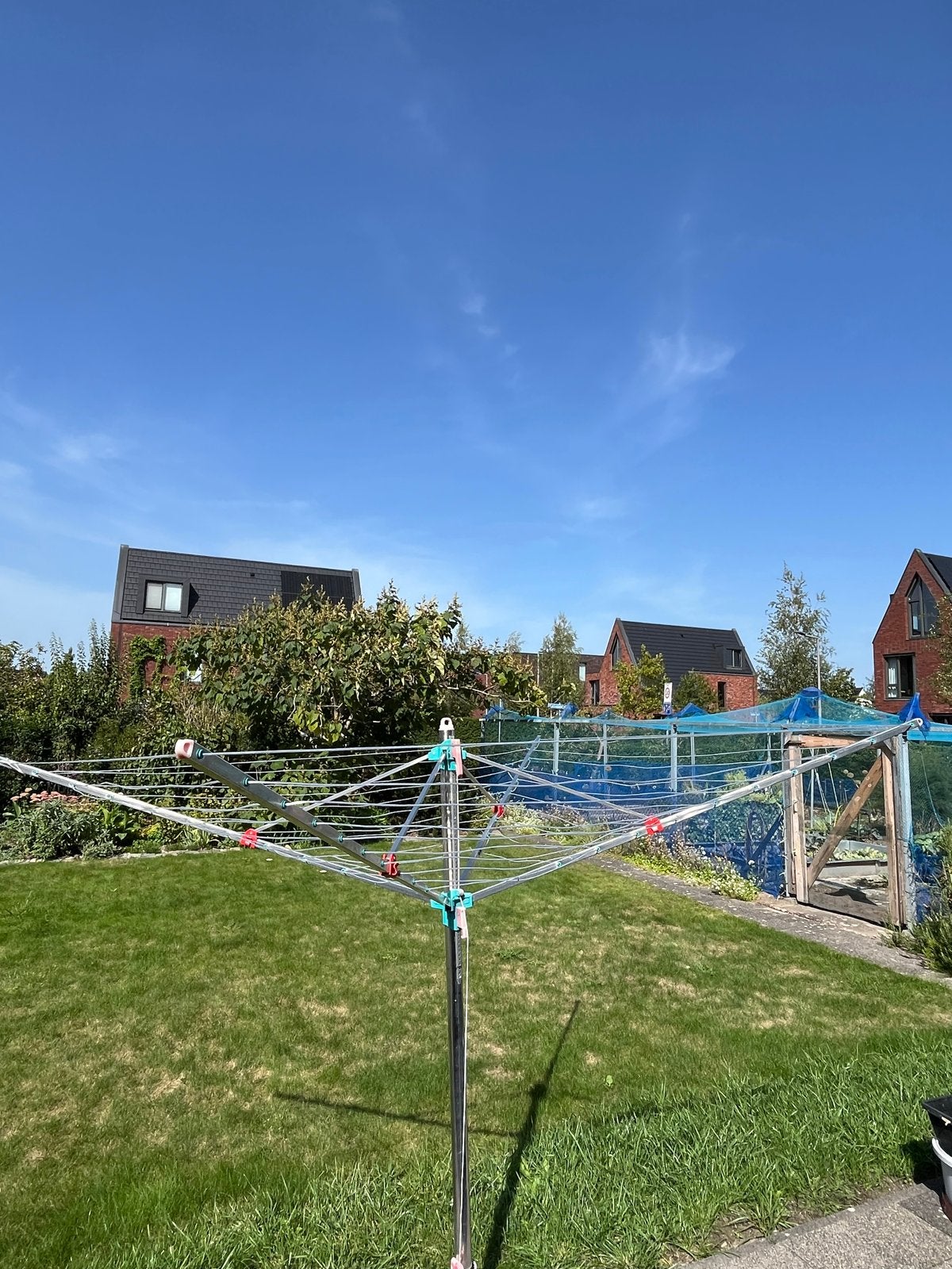Droogmolen met grondanker - Zo goed als nieuw, Tuin en Terras, Droogmolens en Wasrekken, Ophalen, Zo goed als nieuw, Droogmolen