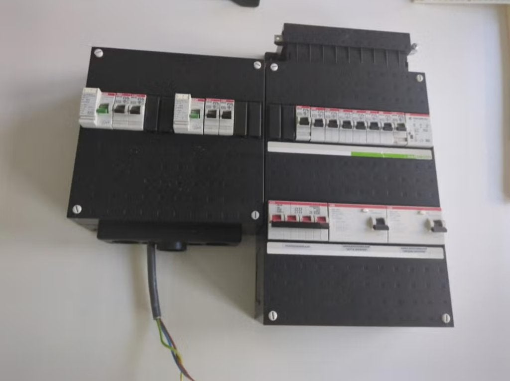 ABB HAF Hafonorm 3-fase groepenkast 40A 12 groepen, Doe-het-zelf en Verbouw, Elektra en Kabels, Ophalen, Zo goed als nieuw, Overige typen