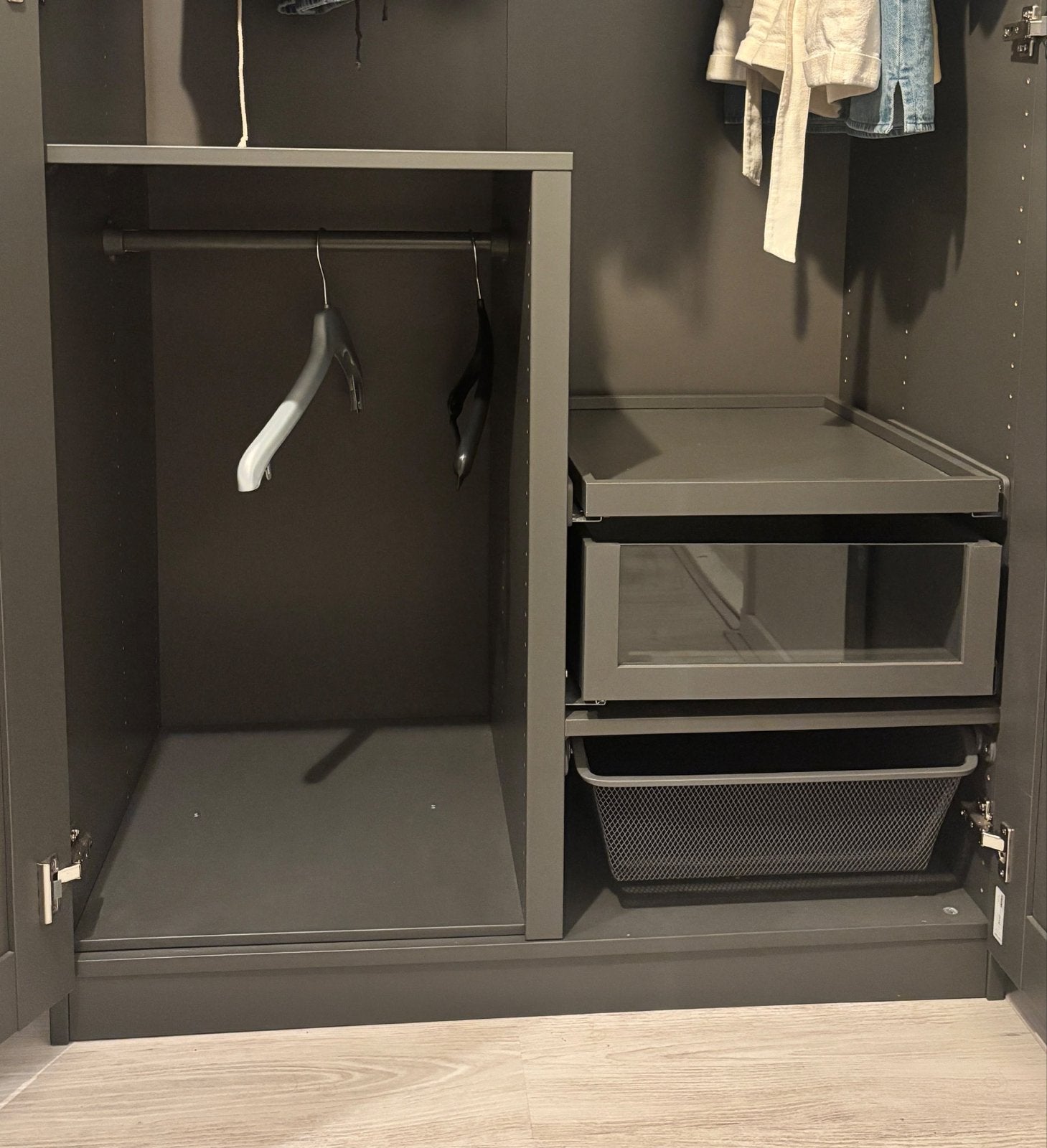 Accesoires IKEA PAX Kledingkast lades en hangruimte, Ophalen, Gebruikt, 50 tot 100 cm, Minder dan 100 cm
