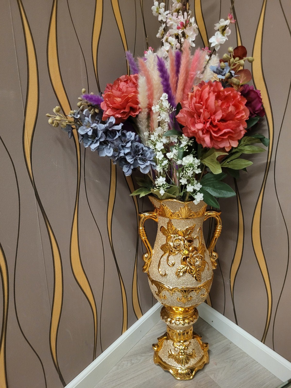 Thaise vaas  decoratie salon, Ophalen, Zo goed als nieuw