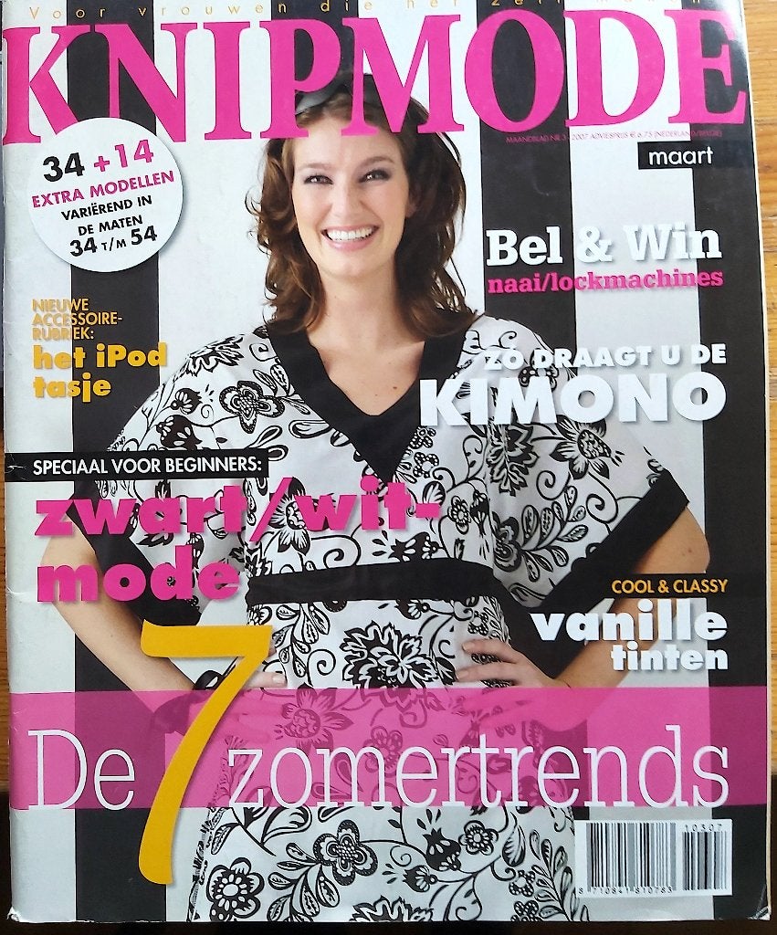 1 marion 12/89 en 2 x knip (2 en 3 van 2007 ), Hobby en Vrije tijd, Kledingpatronen, Zo goed als nieuw, Overige typen, Vrouw, Knipmode