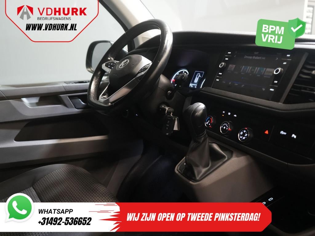 Volkswagen Transporter T6.1 2.0 TDI 150 pk DSG Aut. L2 DC Du, Auto's, Bestelauto's, Stof, USB, 4 cilinders, 150 pk
