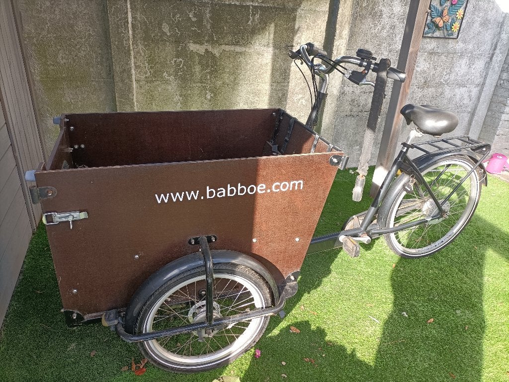 Babboe Dog bakfiets met 7 versnellingen, Gebruikt, 2 kinderen, Trommelrem, Ophalen