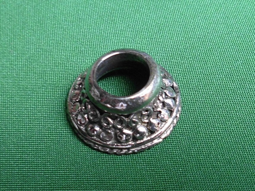 Nieuwe Mendak voor Java Keris – Elegant Sierelement MAG01, Zilver, Handgemaakt, Sieraad, Verzenden